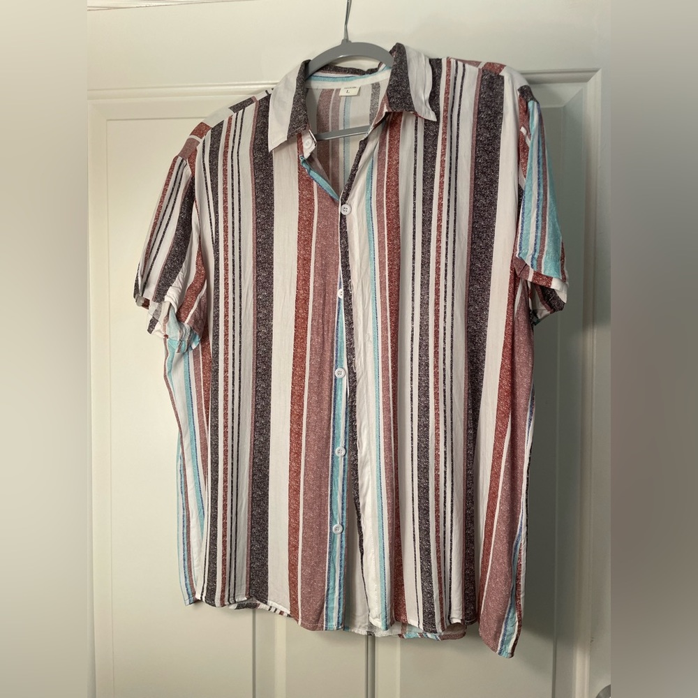 Lightweight Short Sleeve Button Down Shirt